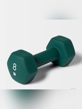 all in motion Green 8 lb Neoprene Hex Dumbbell